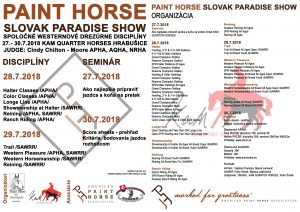 Paint Horse Slovak Paradise Show